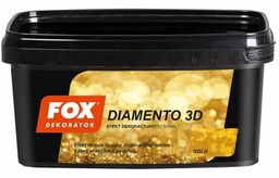 Farba dekoracyjna DIAMENTO 3D gold 1 l FOX