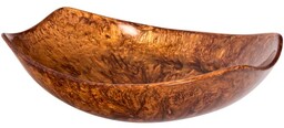 Umywalka 51 36 15cm nablatowa brązowy /złoty