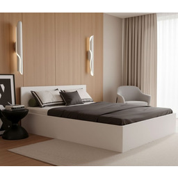 Łóżko z pojemnikiem 160 TRINO Biały