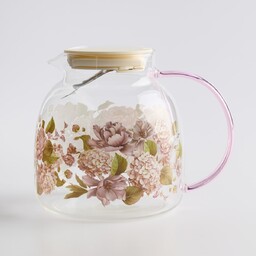 Dzbanek Tensianis z motywem kwiatowym