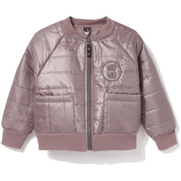 Kurtka dziewczęca typu bomber, różowa 104/110