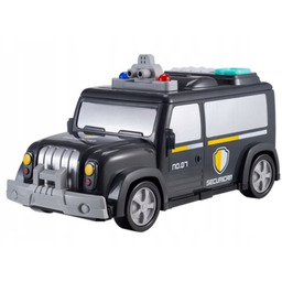 (ks) Samochód Policja Skarbonka Na Szyfr, Sejf