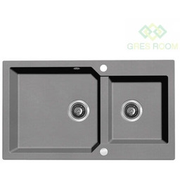 LAVEO SPM 5208 MILOS Zlewozmywak granitowy 2 komory