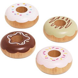 Le Toy Van Wooden Pretend Play Doughnuts Set
