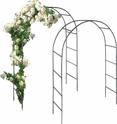 2x PERGOLA OGRODOWA METALOWA ŁUK UCHWYT NA RÓŻE