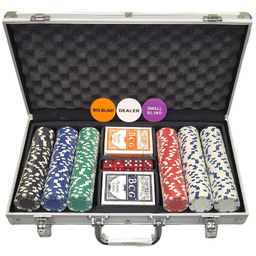 FEIFAN Zestaw 300 żetonów DICE do pokera