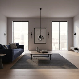 Lampa wisząca TULOS 1 czarna SL.1087 - Sollux