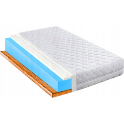Materac 120x200 visco memory i kokos H1H2 15cm