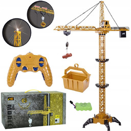 Dźwig Żuraw Dla Dzieci Zdalnie Sterowany Obrotowy RC