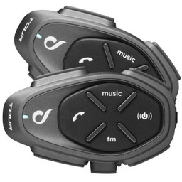 INTERPHONE Intercom motocyklowy TOUR HD, komplet na 2