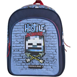 Minecraft Plecak szkolny Hostile Behaviour - PODWÓJNA KOMPARTYMENT