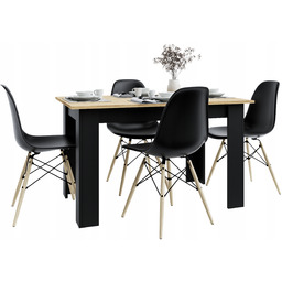 Stół z Krzesłami Do Kuchni Jadalni Salonu Loft