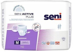 Seni Active Plus Majtki chłonne Medium (M), 10