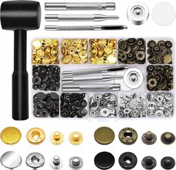 Zatrzaski Napy Guziki do Ubrań Spodni Zestaw