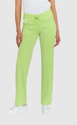 JUICY COUTURE Klasyczne welurowe spodnie dresowe damskie del