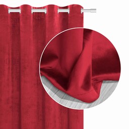 Spod Igły I Nitki Zasłona gotowa 140x250 czerwona