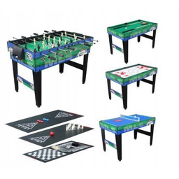 Multi Stół Do Gier 12w1 Piłkarzyki Ping Pong
