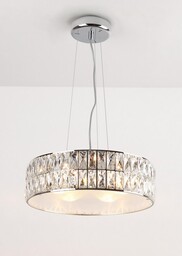 DIAMANTE lampa wisząca mała 38 cm chrom metal