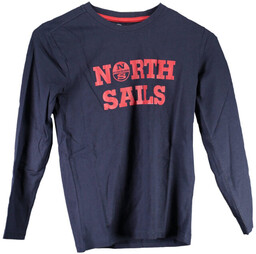 NORTH SAILS NIEBIESKI T-SHIRT Z DŁUGIM RĘKAWEM