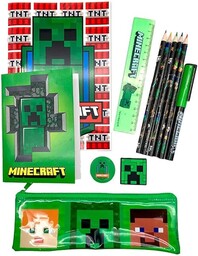 Zestaw biurowy Minecraft z etui - pełny materiał