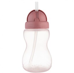 Canpol Babies Bidon ze składaną rurką 270ml różowe