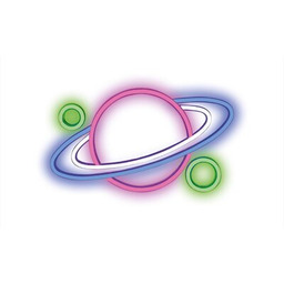 FOREVER LIGHT Neon LED Planet FPNE05X Wielokolorowy