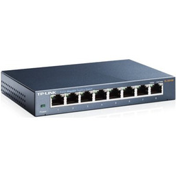 TP-LINK Switch TL-SG108 Gigabit Ethernet, 8 portów
