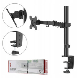 Uchwyt do monitora Hama Fullmotion, 1 ramię, 81