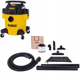 Odkurzacz przemysłowy DeWALT DXV20PTA 1050W 20l sucho/mokro,gniazdo