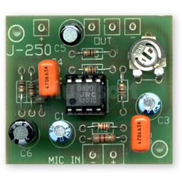 Jabel Przedwzmacniacz do mikrofonu elektretowego (do montażu)