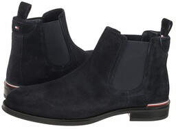 Sztyblety Tommy Hilfiger Core Rwb Hilfiger Suede Chelsea