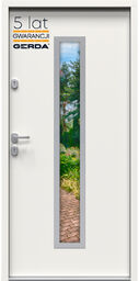 Drzwi Zewnętrzne GERDA TEMPO Hanover 5 INOX 75mm