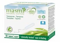 Masmi Tampons tampony z bawełny organicznej Super 18szt