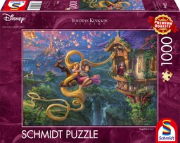 Schmidt Spiele 58034 Thomas Kinkade, Disney, Roszpunka, Tangled