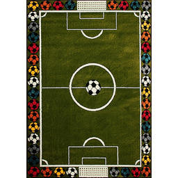 Koloreo Boisko 120x170 dywan, Dla Dzieci, kreatywny, miękki