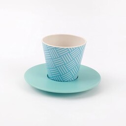 IDRINK - Zestaw kubków, spodek i łyżeczek RPET