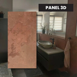 Fornir Samoprzylepny Panel 3D Terra Rosso 30x60