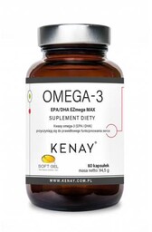 KENAY Omega-3 EPA/DHA EZmega MAX, 60 kaps.