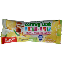 Zdrowy Lizak Mniam-Mniam CYTRYNA x1 sztuka
