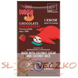 Czekolada TRUSKAWKOWA bezglutenowa BIO 80 g Me Gusto