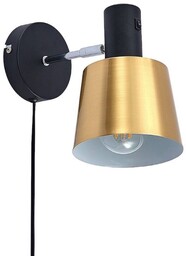 Lindby - Vlada Lampa Ścienna Matt Brass/Matt Black