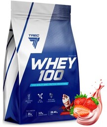 TREC NUTRITION Odżywka białkowa Whey 100 Truskawkowy (700