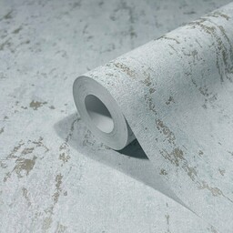 Niebieska Tapeta Winylowa Beton Przecierana