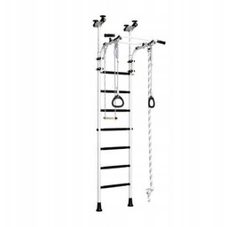 drabinka gimnastyczna Kometa 5 biało-czarny