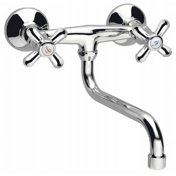 Bateria kuchenna ścienna Ferro Retro chrom