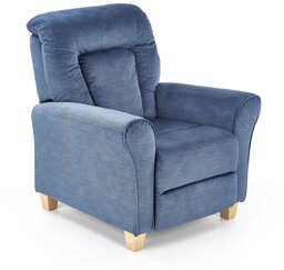 Fotel rozkładany wypoczynkowy bard ciemny niebieski halmar