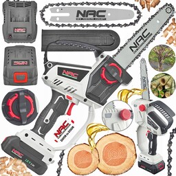 Nac Akumulatorowa Pilarka Piła Łańcuchowa Automatyczne Smarowanie 18V