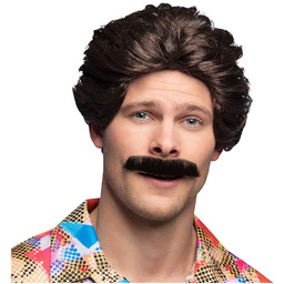 Peruka Vance z wąsem