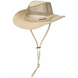 Kapelusz Western Mesh Crown by Stetson, jasnobeżowy, cm