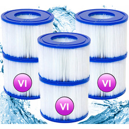 6x Filtr Do Bestway Lay-z-spa Pompy Jacuzzi 60311